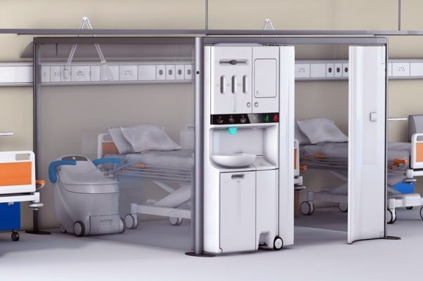 NHS patient isolation room